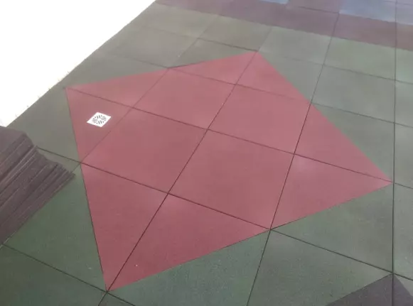 Fábrica de Piso de Borracha para Playground Imagem